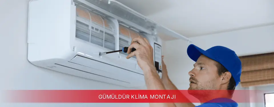 Gümüldür İlçemi Kumtel Klima Montajı